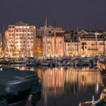 Port de Cannes la nuit