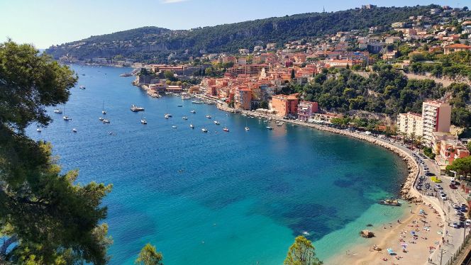 Amazing view from Villefranche sur mer in the French Riviera