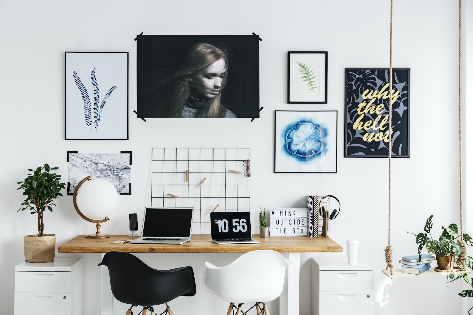 Show your art collection by making a gallery wall